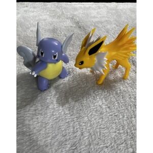 Nintendo Pokémon Action Figures Wartortle Jolteon PVC 1.5in